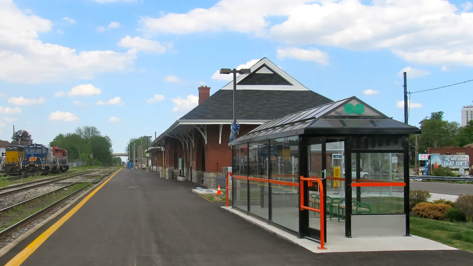 Railway station in Kitchener, Ontario