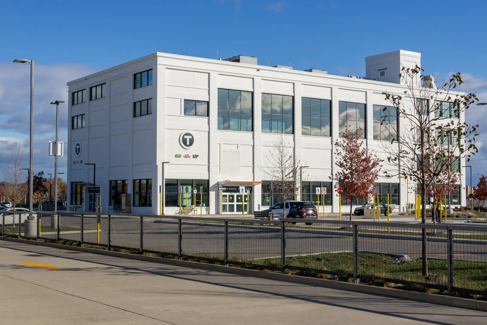 The former Kodak Building no 9 was preserved and renovated by Metrolinx and is now used as part of Mount Dennis station