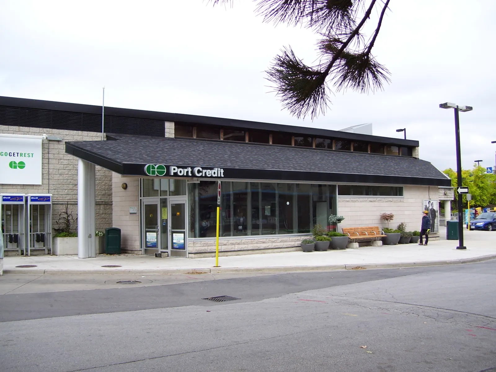 Port Credit Go Station in Mississauga, Ontario