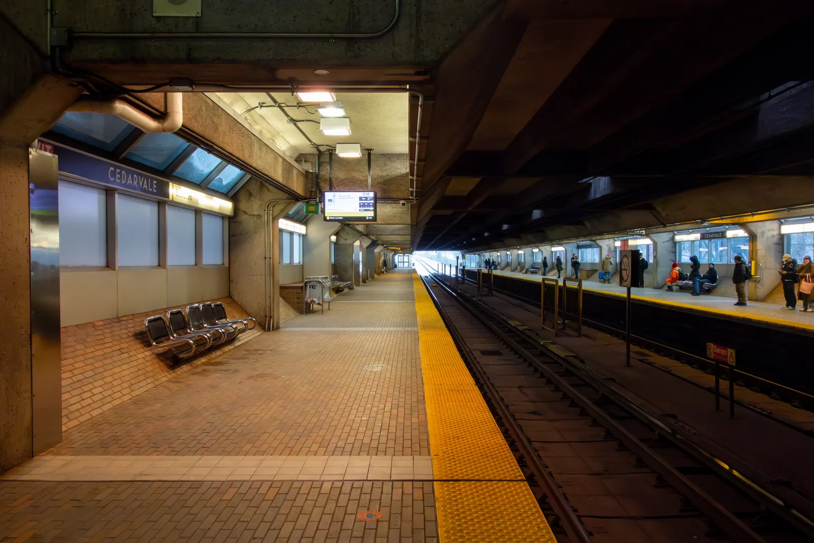 Cedarvale Station Platform