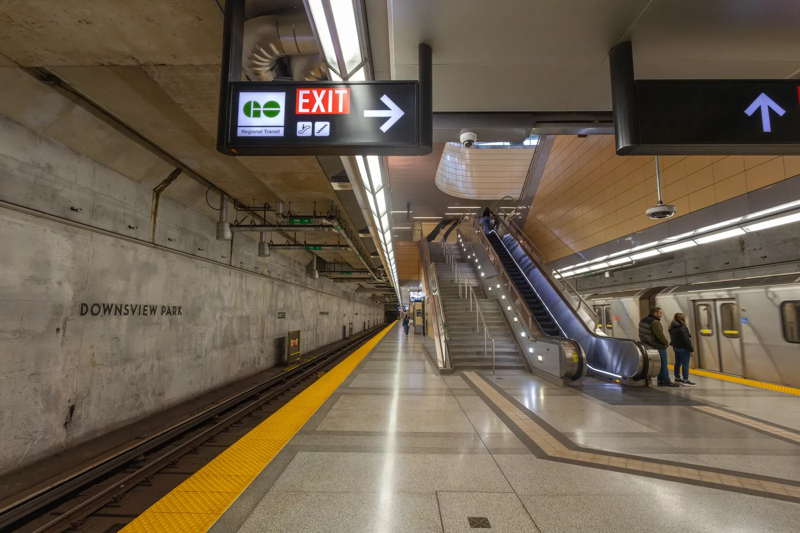 Platform at Downsview Park station for Line 1