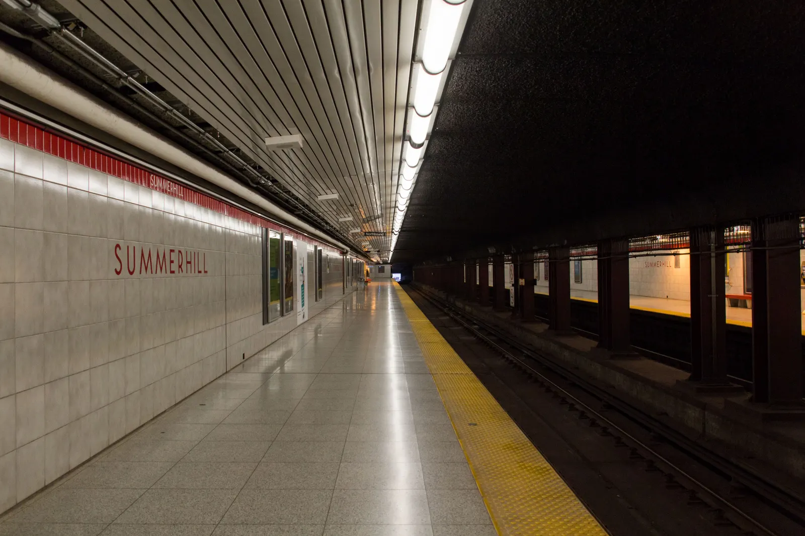 Summerhill station platform