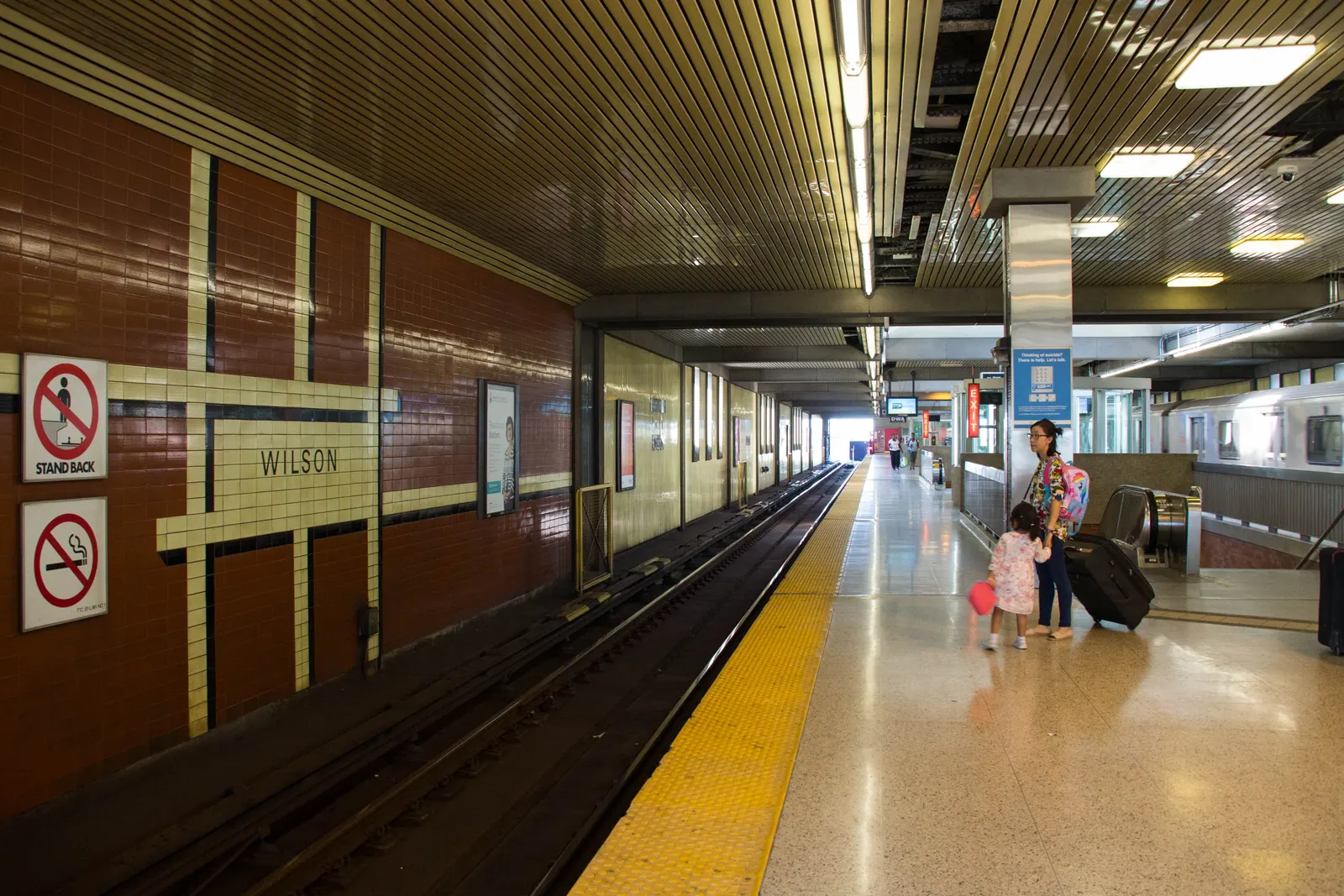 Wilson station platform